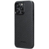 Pitaka MagEZ Case Pro 4 Twill 1500D Black/Grey for iPhone 15 Pro (KI1501PP) - зображення 2