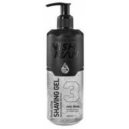   Nishman Гель для бритья  Shaving Gel No.3 Fresh Active 400 мл (8681665066413)