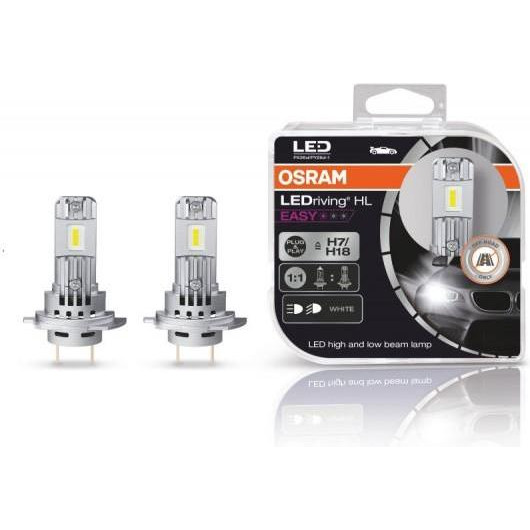 Osram H7/H18 16W 12V 6500K LEDriving HL EASY (64210DWESY-HCB) - зображення 1