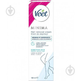   Veet Крем для депіляції  Minima з Алое Віра для чутливої шкіри 100 мл (4053700288205)