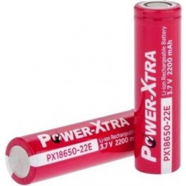   POWER-XTRA Акумулятор 18650 2200mAh 3.7V red (PX18650-22R)