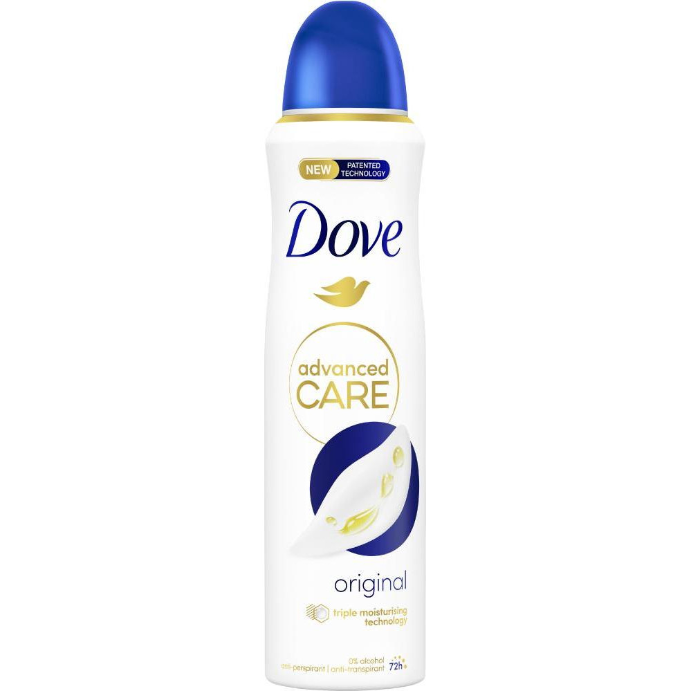 Dove Антиперспирант-аэрозоль  Оригинал 150 мл (8710908499234) - зображення 1