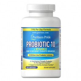   Puritan's Pride Probiotic 10 (120 капс)