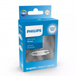   Philips C5W LED White Ultinon Pro6000 12В (11854CU60X1)