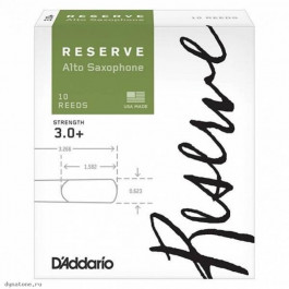   D'Addario DJR10305 Reserve Alto Sax #3.0+ (10 шт.)