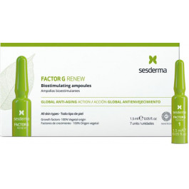   SeSDerma Биостимулирующие антивозрастные ампулы  Factor G Renew 1.5 мл х 7 шт (8429979448378)