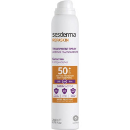   SeSDerma Сонцезахисний аерозоль для тіла  Repaskin Transparent Spray 50+ SPF 200 мл (8429979444707)