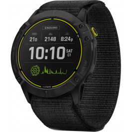   Garmin Enduro Carbon Gray Titanium with Black UltraFit Nylon Strap (010-02408-01/11)