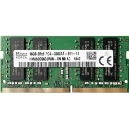   SK hynix 16 GB SO-DIMM DDR4 3200 MHz (HMA82GS6CJR8N-XN)