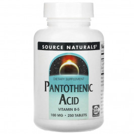   Source Naturals Пантотенова кислота (Pantothenic acid) 250 таблеток