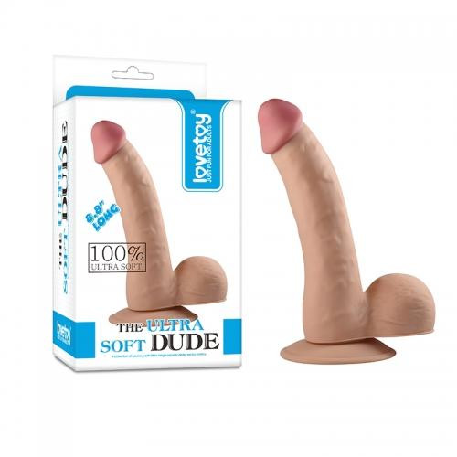 LoveToy The Ultra Soft Dude 8,8" Long телесный 22,4 см (6452LVTOY112) - зображення 1