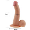 LoveToy The Ultra Soft Dude 8,8" Long телесный 22,4 см (6452LVTOY112) - зображення 4