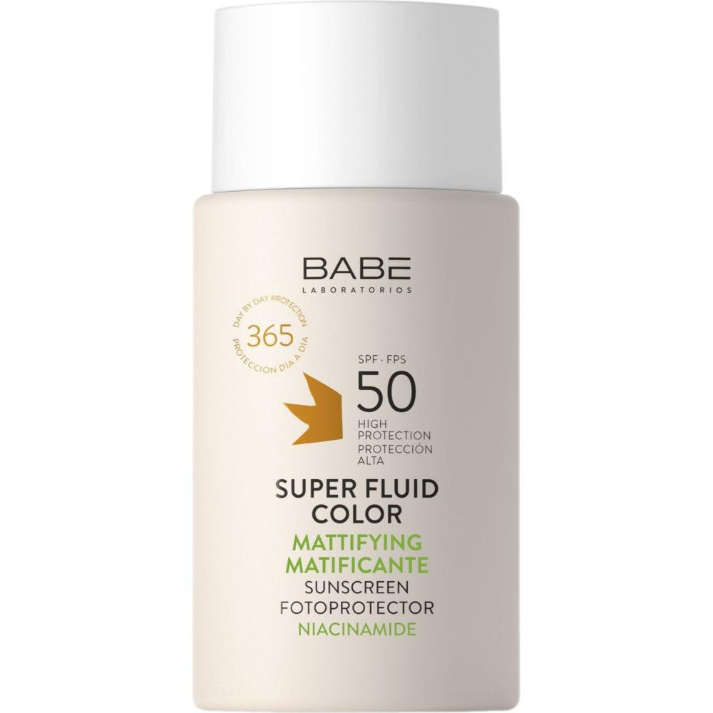 BABE Laboratorios Сонцезахисний супер флюїд  Sun Protection SPF 50 з тонувальним ефектом 50 мл - зображення 1