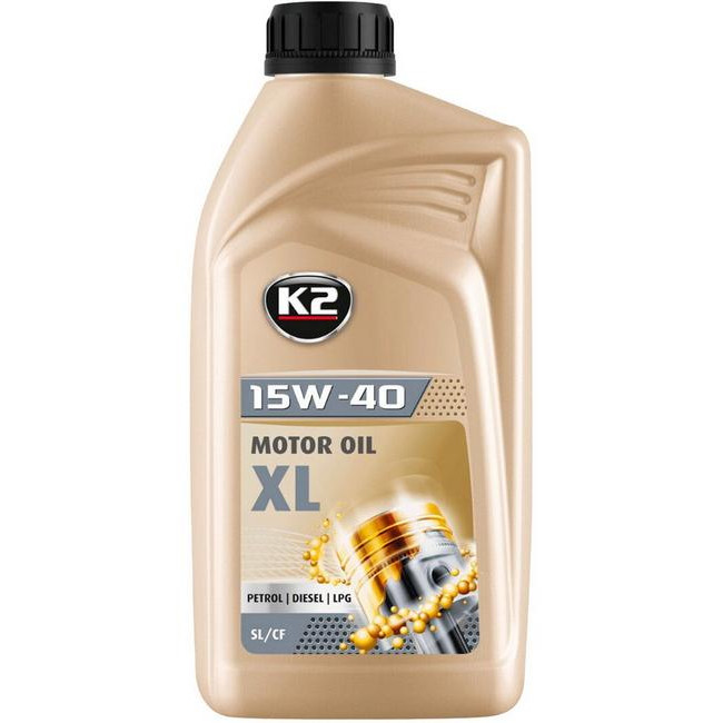 K2 K2 MOTOR OIL SL CF XL 15W-40 1л - зображення 1