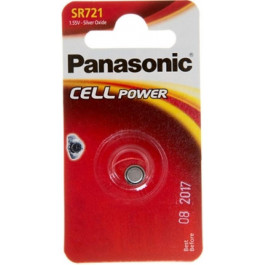   Panasonic SR721 bat(1.55B) Silver Oxide 1шт (SR-721EL/1B)