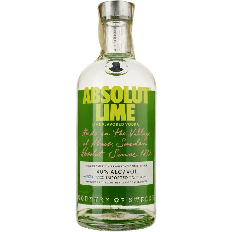 Absolut Водка Lime 0.7 л 40% (7312040551668) - зображення 1