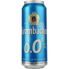   Krombacher Упаковка пива  Pils светлое фильтрованное 0% 0.5 х 24 шт (4008287929829)