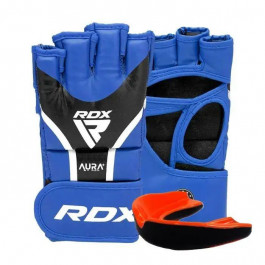   RDX Рукавички для MMA Aura Plus T-17, XL Blue/Black (GGR-T17UB-XL+)