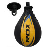 RDX Груша боксерська 2Y Boxing Speed Ball Leather Multi Yellow/Blue (2SBL-S2YU) - зображення 1