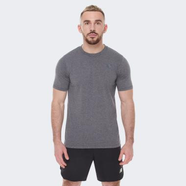 New Balance Чорна чоловіча футболка  Tenacity Heathertech Tee nblMT33070BKH - зображення 1