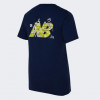 New Balance Темно-синя чоловіча футболка  Tee NB Logo Graphics nblMT41586NNY - зображення 8