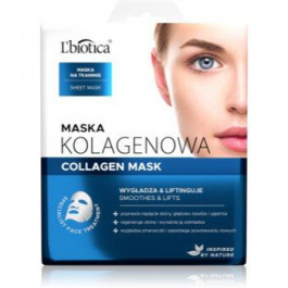   L'biotica Masks Collagen Platinium тканинна маска з колагеном  23 мл