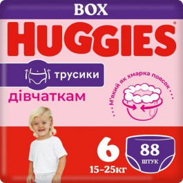   Huggies Pants 6 M-Pack для дівчаток 88 шт