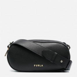   FURLA Сумка женская кожаная  REAL S CROSSBODY DOUBLE ZIP WB00253HSF000O600010 Черная (8050560838775)