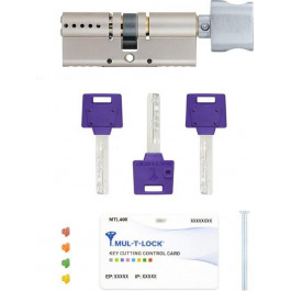   Mul-T-Lock DIN KT XP MTL400/ClassicPro 66 NST 35x31T TO BN CAM30 3KEY DND3D PURPLE INS 4867 BOX S