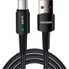 Essager Sunset 66W Fast Charging Data Cable 6A USB-A to Type-C 0.5м Black (EXCT-CGB01) - зображення 1