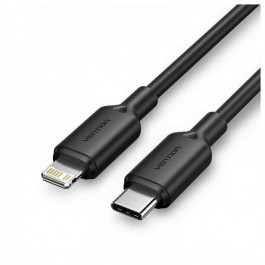   Vention USB2.0 Type-C Male to Lightning Male 3A 1м Black (LAKBF)