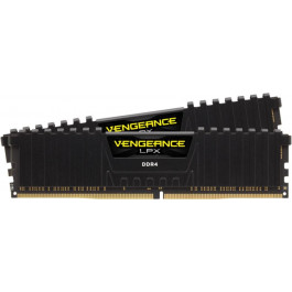   Corsair 16 GB (2x8GB) DDR4 3200 MHz Vengeance LPX Black (CMK16GX4M2Z3200C16)