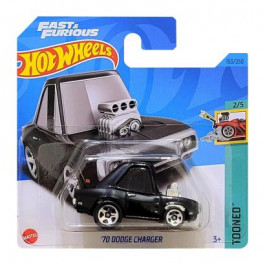   Hot Wheels Fast & Furious70 Dodge Charger Tooned 1:64 HKG57 Black