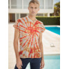 TKT Import Тай-дай футболка бавовняна Tangerine Tie-Dye  900045 S помаранчевий - зображення 2