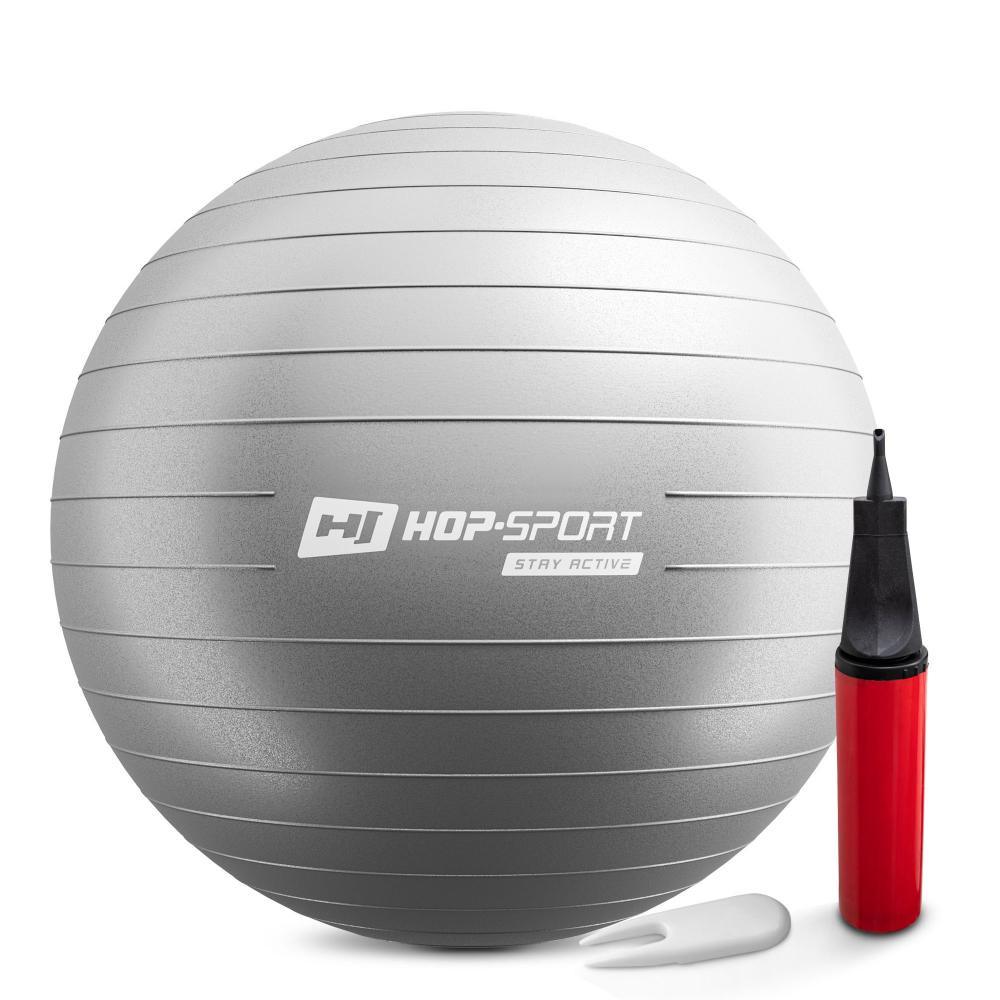 Hop-Sport 65cm Silver з насосом 5902308218901 - зображення 1