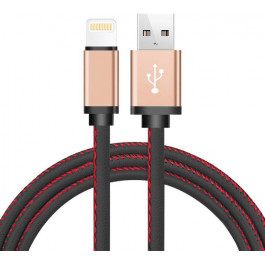   XoKo USB Cable to Lightning Leather 1m Black (SC-115i-BK)