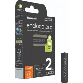   Panasonic AAA 930mAh NiMh 2шт Eneloop Pro (BK-4HCDE/2BE)