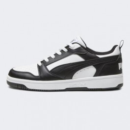 PUMA Мужские кеды низкие  Rebound V6 Low 39232801 41 (7.5UK) 26.5 см  White- Black- White (4099683263495)