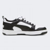 PUMA Мужские кеды низкие  Rebound V6 Low 39232801 42 (8UK) 27 см  White- Black- White (4099683263501) - зображення 3