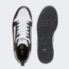 PUMA Мужские кеды низкие  Rebound V6 Low 39232801 42 (8UK) 27 см  White- Black- White (4099683263501) - зображення 4