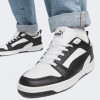 PUMA Мужские кеды низкие  Rebound V6 Low 39232801 42 (8UK) 27 см  White- Black- White (4099683263501) - зображення 8