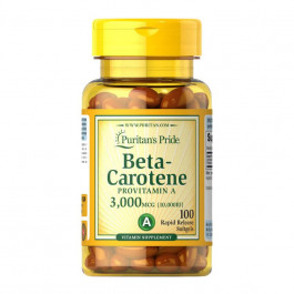   Puritan's Pride Beta-Carotene 3,000 mcg 100 капс