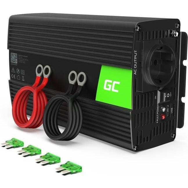 Green Cell INV08 12V/230V 1000W/2000W - зображення 1