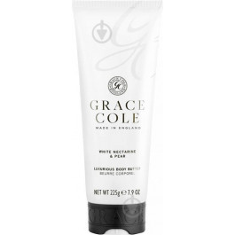   Grace Cole Олія для тіла  Body Butter White Nectarine & Pear 225 мл (5055443648222)