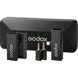   Godox MoveLink Mini LT 2-Person Wireless Microphone System (MOVELINK MINI LT KIT 2 B)