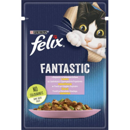   Felix Fantastic з фореллю та зеленими бобами в желе 85 г (7613039841617)