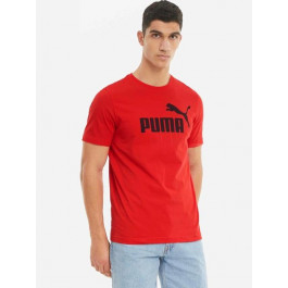   PUMA Футболка  Ess Logo Tee 58666611 XS High Risk Red (4063697393707)