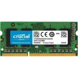   Crucial 4 GB SO-DIMM DDR3 1600 MHz (CT4G3S160BJM)