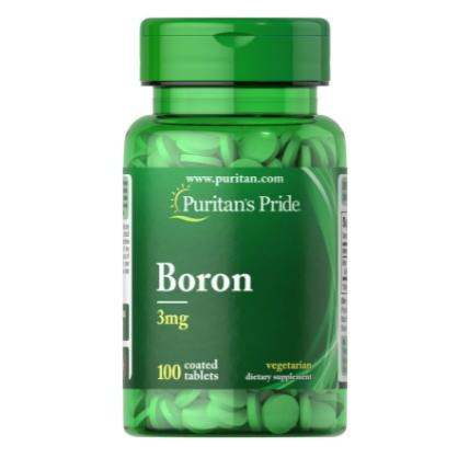 Puritan's Pride Бор (Boron) 3 мг 100 таблеток - зображення 1