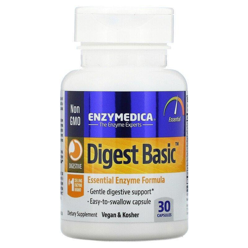 Enzymedica Enzymedica Digest Basic Essential Enzyme Formula Травні ферменти 30 капсул - зображення 1